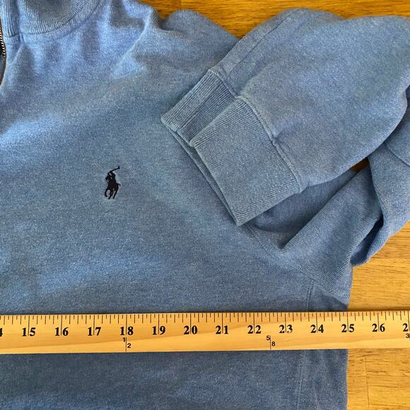 Polo‎ Ralph Lauren Men’s Pullover Long Sleeve Shirt Quarter Zip Sweater Size XXL - Picture 7 of 8